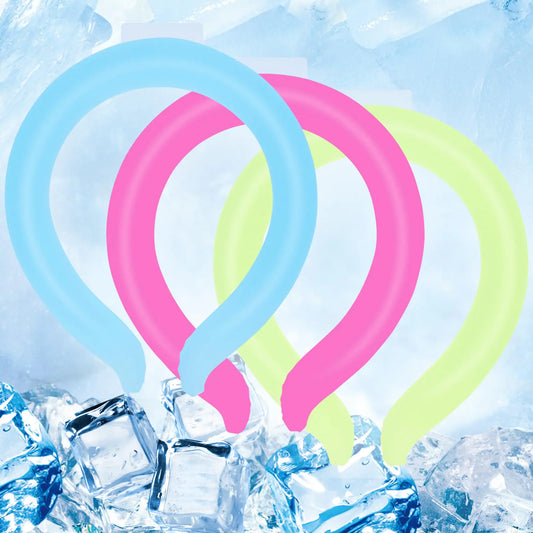 Cooling Neck Wraps Neck Cooling Tube Neck Coolers for Extremely Hot Weather Set 3 Easy To Wear Neck Ice Pack Wrap Keeping Cool in the Heat Instant Cooling Refresh for Hot Flashes Menopause Outworks